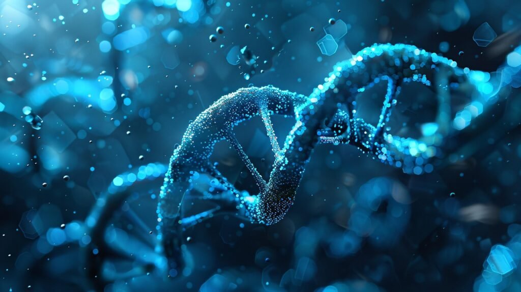 Dna, Genetic, Structure, Particles, Molecule, Genetics, Biotechnology, Complex, Molecular, Biochemistry, Microscopic, Scientific, Genome, Chromosome, Molecular Biology, Dna Strand, Scientific Illustration, Medicine, Biotech, Molecular Structure, Nucleotide, Double Helix, Genetic Code, Genome Sequencing, Molecular Genetics, Ai Generated, Dna, Dna, Dna, Dna, Dna