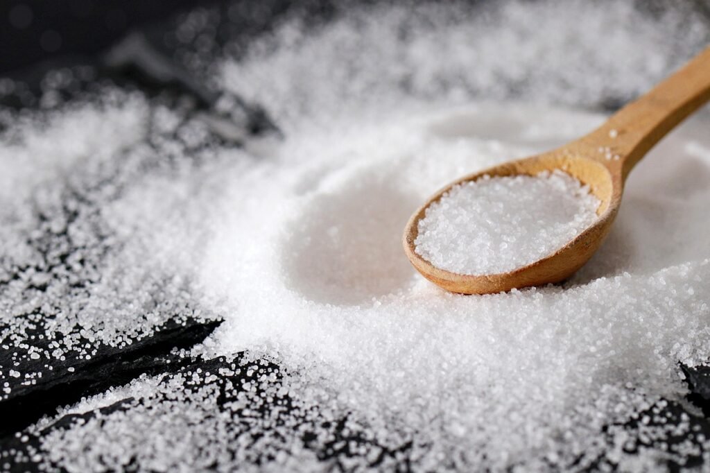 Salt, Sea Salt, Spoon, Wooden Spoon, Bowl, Spice, Ingredients, Table, Food, Healthy, Cooking, Salt, Salt, Salt, Salt, Salt